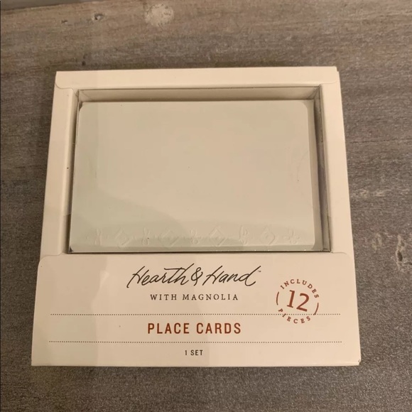 Hearth & Hand Other - Hearth & Hand Paper Place Cards Set 12